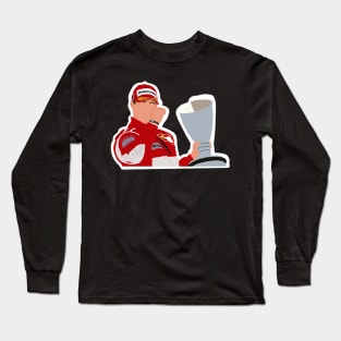 Michael Schumacher celebrating on the podium Long Sleeve T-Shirt